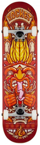 Rocket Skateboards Chief Pile-up Factory Complete Skateboard Red 7.75" - Bob Gnarly Surf