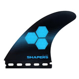 Shapers Fins Al Merrick Thruster Set Large Futures Compatible - Bob Gnarly Surf