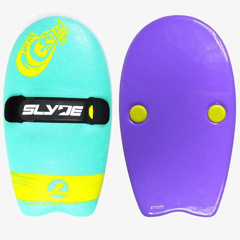 Slyde Handboards 'The Grom' Soft Top Handboard Turquoise - Bob Gnarly Surf