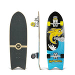 SmoothStar 32" Flying Fish Yellow & Black Surfskate - Bob Gnarly Surf
