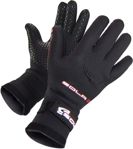 Sola 3mm Titanium Double Lined Gloves - Bob Gnarly Surf
