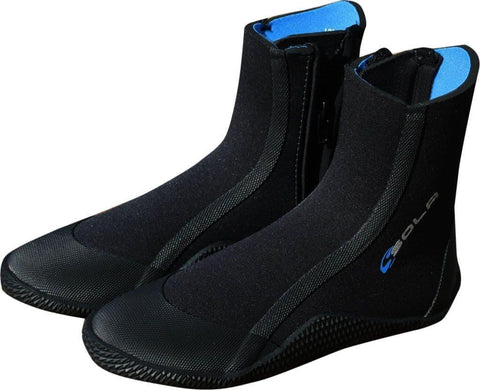 Sola 5mm Kids Zipped Wetsuit Boots - Bob Gnarly Surf
