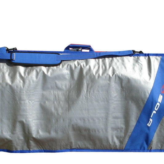 Sola 7'6" Mini Mal 6mm Board Bag Blue Silver Surfboard Cases & Bags Sola