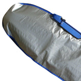 Sola 7'6" Mini Mal 6mm Board Bag Blue Silver - Bob Gnarly Surf