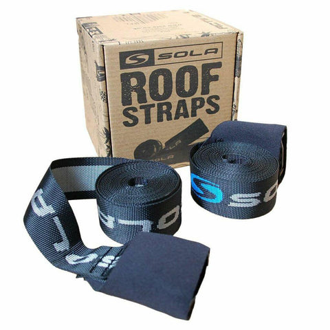Sola Heavy Duty Roof Rack Tie Down Straps - Bob Gnarly Surf