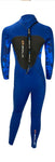 Sola Kids Storm Back Zip 3/2mm Fullsuit Wetsuit Blue Camo - Bob Gnarly Surf