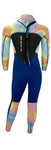 Sola Kids Storm Back Zip 3/2mm Fullsuit Wetsuit Blue Tie Dye - Bob Gnarly Surf