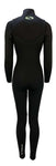 Sola Nova Womens 5/4mm Chest Zip Wetsuit Black - Bob Gnarly Surf