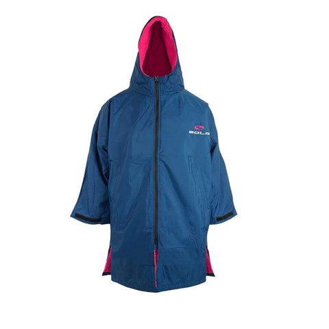 Sola Waterproof Changing Robe Coat Blue/Pink - Bob Gnarly Surf
