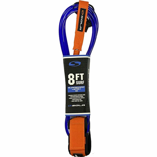 Surf Leash 8' 7mm Cord - Bob Gnarly Surf