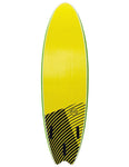 Surfworx Banshee Hybrid Soft Surfboard 6ft 6 - Apple Green - Bob Gnarly Surf