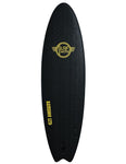 Surfworx Banshee Hybrid soft surfboard Limited Edition 6ft 6 - Black - Bob Gnarly Surf