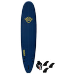 Surfworx Banshee Mini Mal Soft Surfboard 9ft 0 Midnight Blue