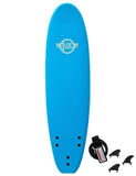 Surfworx Base Mini Mal soft surfboard 7ft 0 Azure Blue - Bob Gnarly Surf