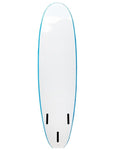 Surfworx Base Mini Mal soft surfboard 7ft 0 Azure Blue - Bob Gnarly Surf