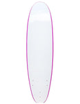 Surfworx Base Mini Mal soft surfboard 7ft 0 - Pink - Bob Gnarly Surf