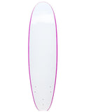 Surfworx Base Mini Mal soft surfboard 7ft 0 - Pink - Bob Gnarly Surf