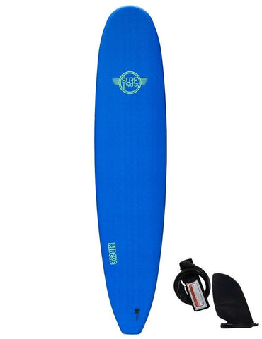 Surfworx Ribeye Mini Mal soft surfboard 9ft 0 - Navy - Bob Gnarly Surf
