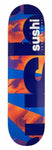 Sushi Deck Spectrum Logo Blue/Red 32" x 8.25" - Bob Gnarly Surf