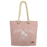 Tamri Canvas Beach Bag Pink - Bob Gnarly Surf