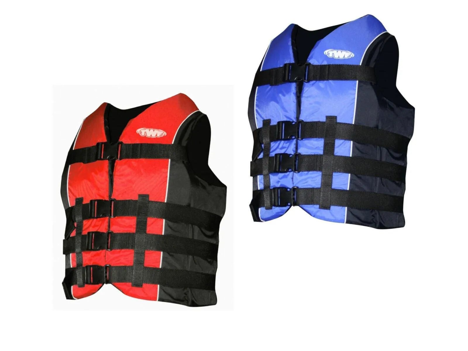 TWF 4 Buckle Personal Buoyancy Aid Life Jacket - Bob Gnarly Surf