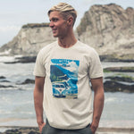 VW Mens Sorrel T-Shirt Cream-Bob Gnarly Surf