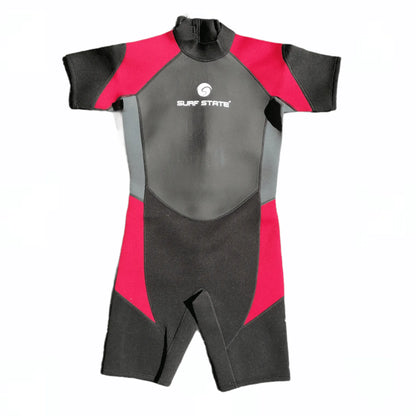 Unisex Adult 2mm Summer Shorty Wetsuits Wetsuit Surf State