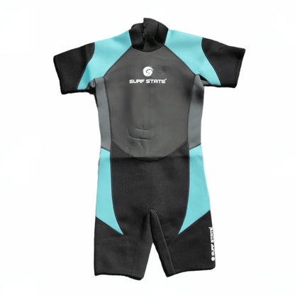 Unisex Adult 2mm Summer Shorty Wetsuits Wetsuit Surf State