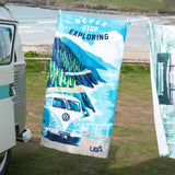VW Large Beach Towels - Bob Gnarly Surf