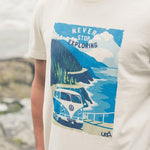 VW Mens Sorrel T-Shirt Cream - Bob Gnarly Surf