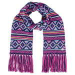 Women's Regent Patterned Knitted Scarf - Bob Gnarly Surf