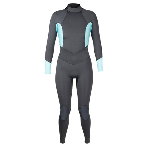 Xcel 3/2 Womens Axis Back Zip Wetsuit Graphite Blue - Bob Gnarly Surf