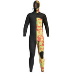 Xcel 5.5/4.5 Comp X Hooded Wetsuit Black - Bob Gnarly Surf