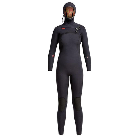 Xcel 5.5/4.5 Womens Comp X Hooded Wetsuit - Bob Gnarly Surf