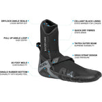 Xcel 5mm Drylock Round Toe Wetsuit Boots Grey - Bob Gnarly Surf