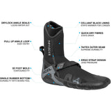 Xcel 7mm Drylock Round Toe Wetsuit Boots - Bob Gnarly Surf